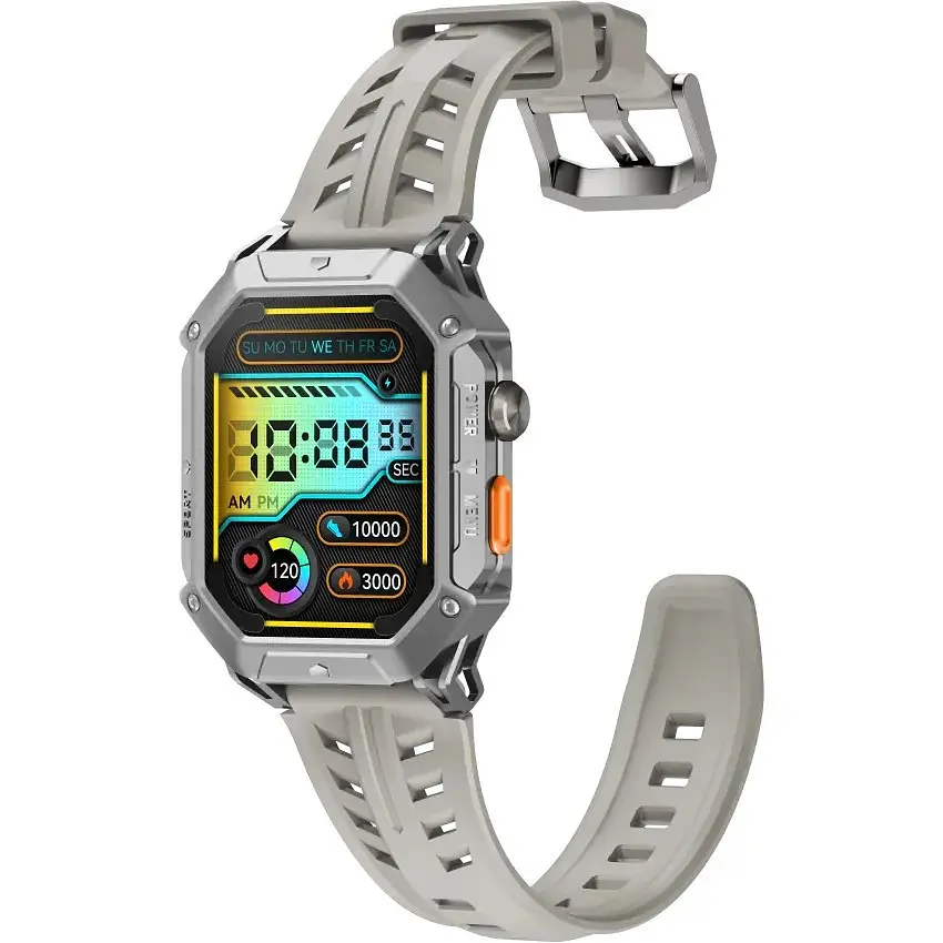 Смарт-часы Xiaomi Haylou LS24 Iron N1 серебристый - фото 3