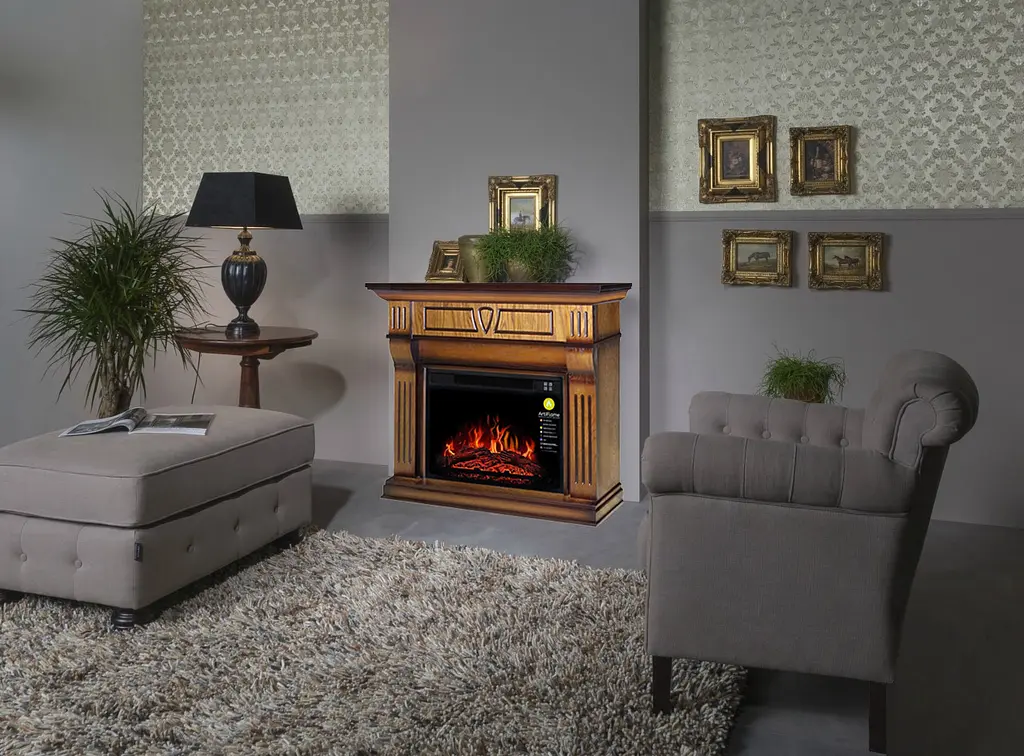 Камінокомплект ArtiFlame BEETHOVEN AF23S ДУБ АНТИК (зі звуком) - фото 3