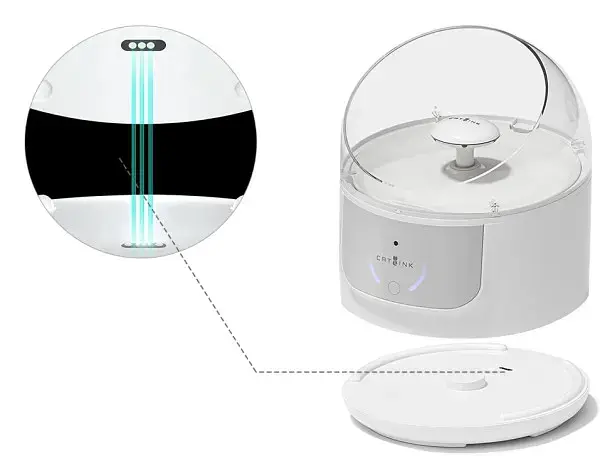 Поїлка CATLINK AI Water Fountain - Pure 1 White - фото 3