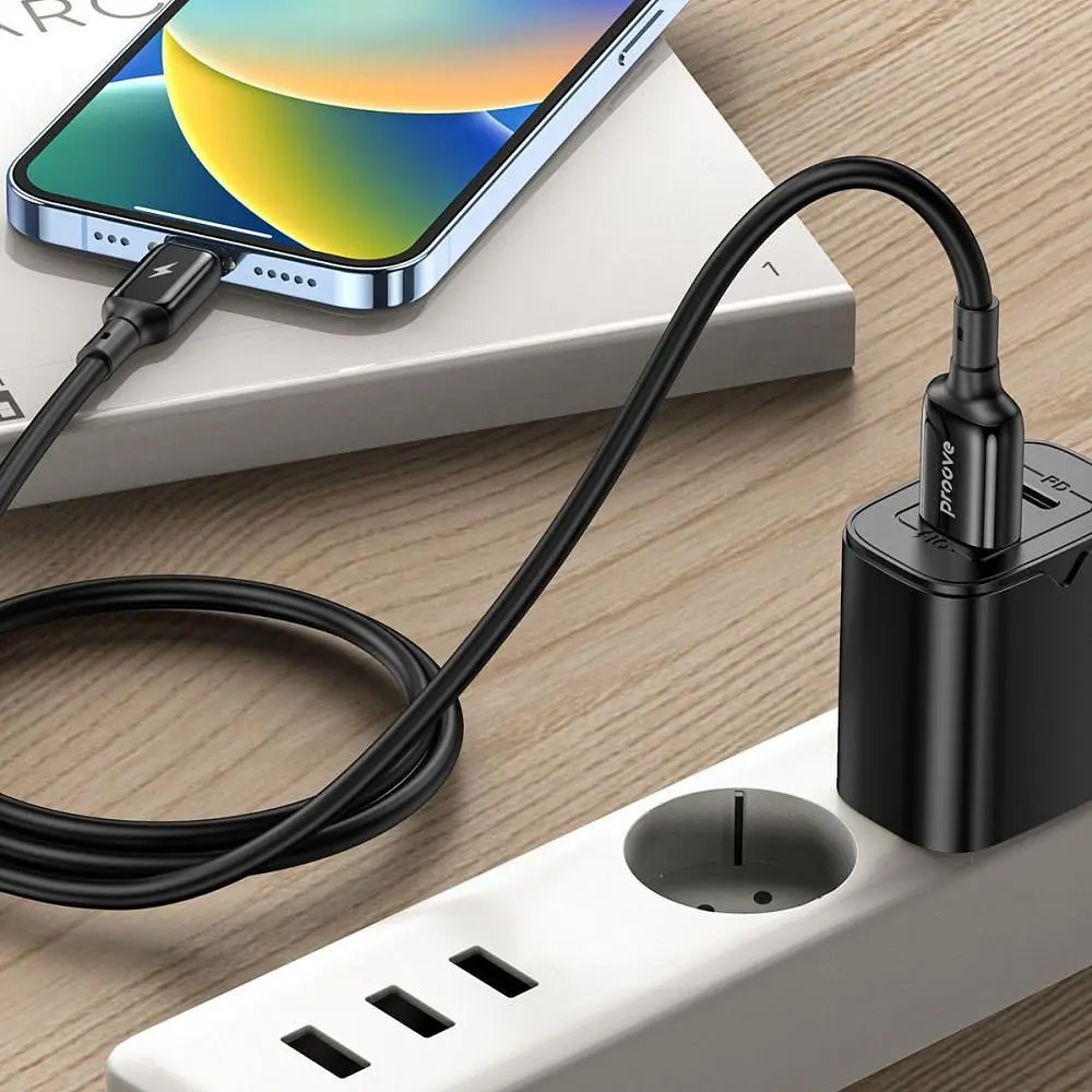 Кабель Proove Flex Metal USB to Type-C 3A (1m) black (CCFM20001201) - фото 2