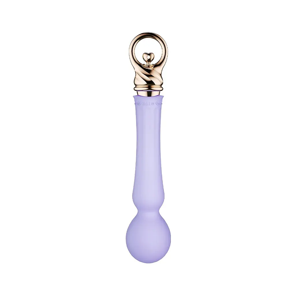 Вібромасажер із підігрівом Zalo Sweet Magic Confidence Wand Fantasy Violet