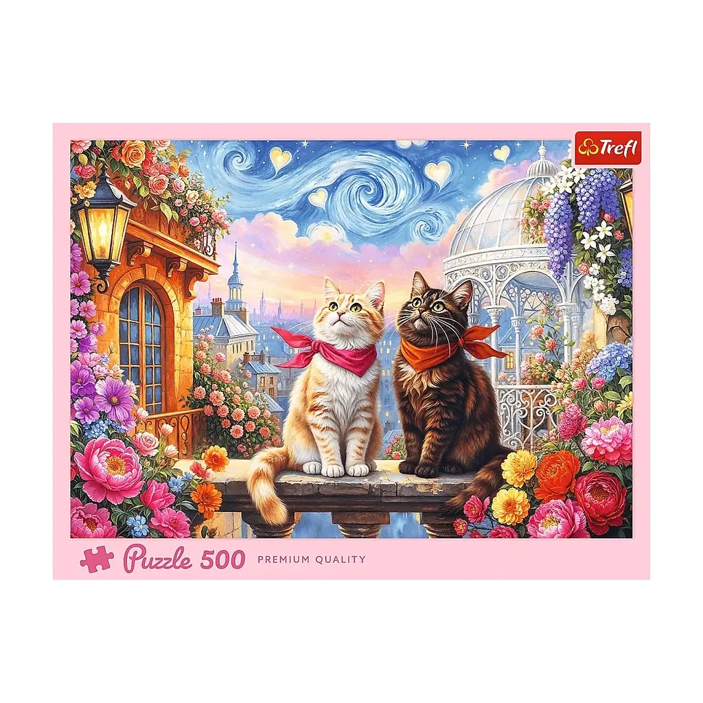 Пазл Trefl Люблячі котики 500 елементів (5900511375534) - фото 3