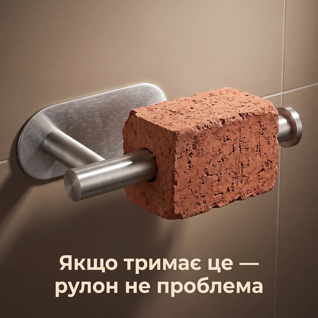 Тримач для туалетного паперу, нержавіюча сталь, сріблястий - фото 10