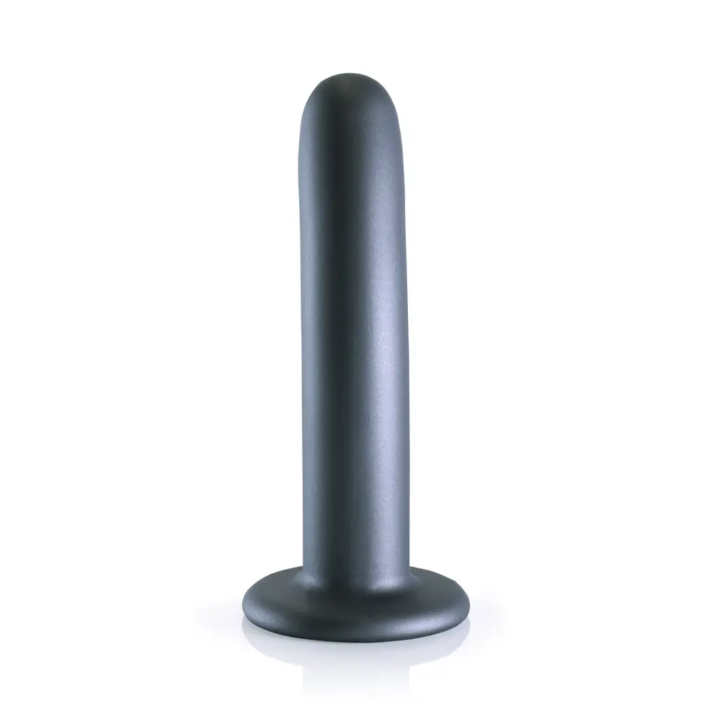 Фаллоимитатор Ouch! Smooth G-Spot Dildo 6apos;apos; 15 см (серый) - фото 16
