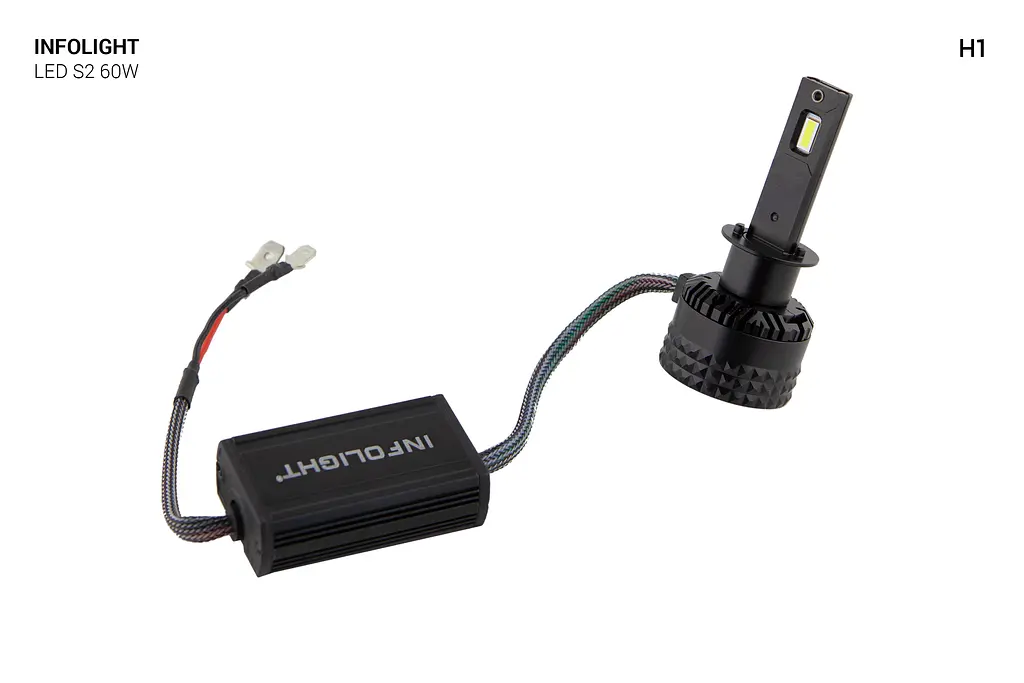 Комплект світлодіодних ламп Infolight S2 H1 60W - фото 4