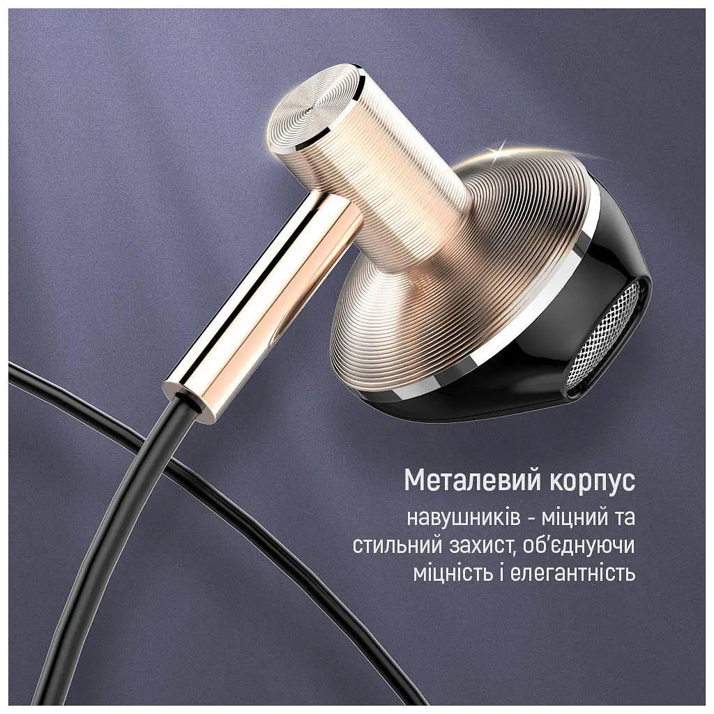 Навушники ColorWay Slim 3.5 mm Wired Earphone Blast 2 Black (CW-WD02BK) - фото 11