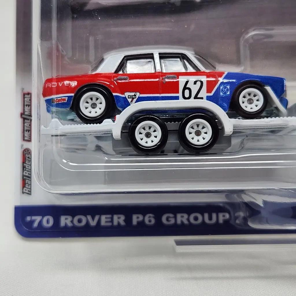 Колекційна модель машинки Hot Wheels Car Culture 1970 Rover P6 Group 2 та HW Rally Hauler (FLF56/HKF45) - фото 3