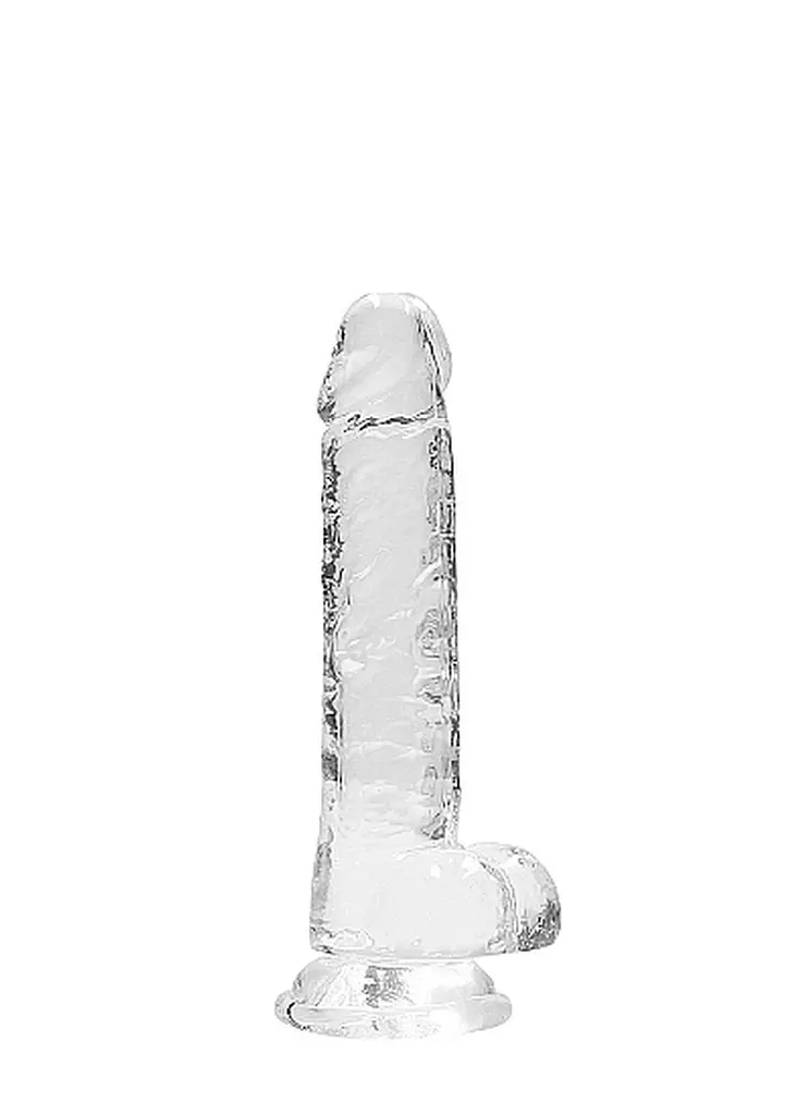 Фалоімітатор - Realrock Dildo 7" Transparent - фото 7