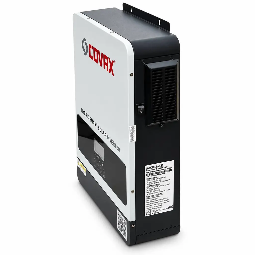 Інвертор COVAX 3200-24V гібридний 3,2 кВА з контролером MPPT 80 А - фото 8