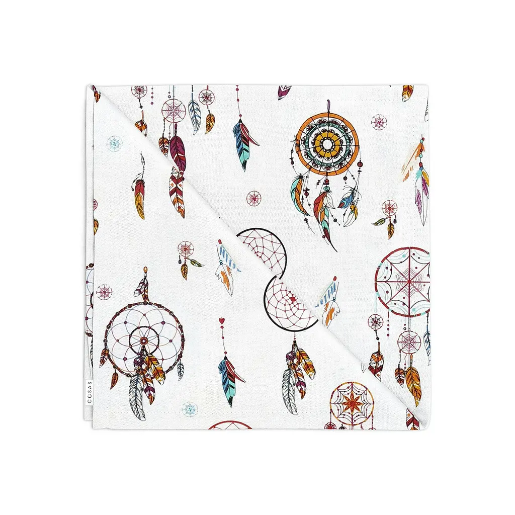Набір серветок Cosas Red Dreamcatcher & Azure 4 шт. 35х35 см різнобарвний (Set-4Serv_DreamcatcherRed_RfSky_35) - фото 4