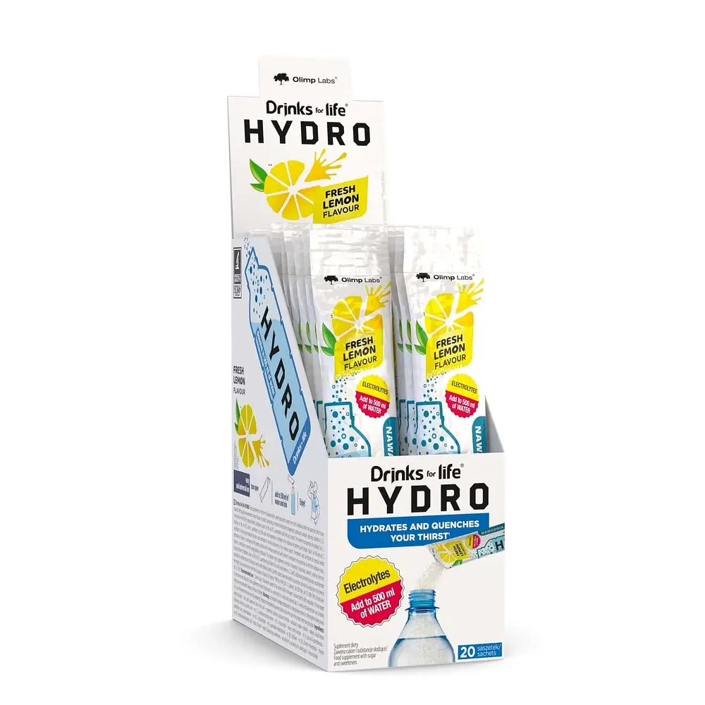 Ізотонік Olimp Sport Nutrition Drinks for life Hydro, 20 × 5.3 г - Лимон