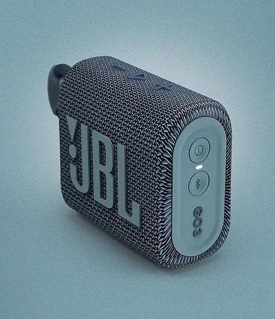 Портативная колонка JBL Go 3 Blue (JBLGO3BLU) - фото 4