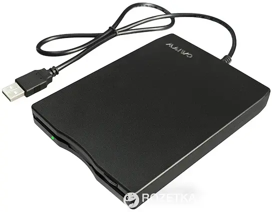 Зовнішній портативний FDD-дисковод Maiwo K520C - кабель USB 50 см