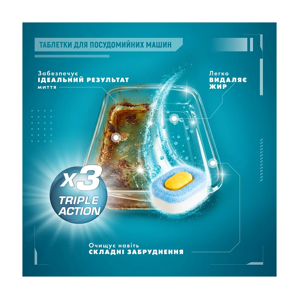 Таблетки для посудомийних машин Maxi Power Nanomatic 36 шт. (4820204703356) - фото 3