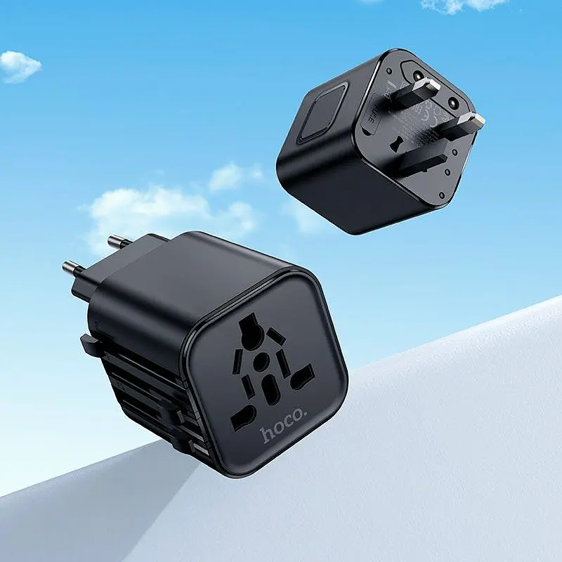 Перехідник для всіх розеток Hoco AC29 Changer global universal conversion plug - фото 8