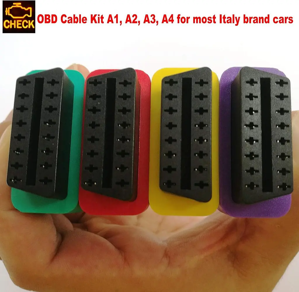 Адаптерний кабель OTKEFDI OBD II, OBD A1, A2, A3, A4 [Енергетичний клас A+++] - фото 2