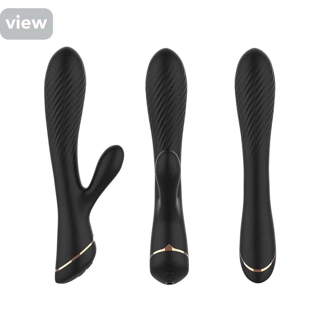 Вібратор Hare Black, 9 vibration functions Boss Series 52-00104 100161 - фото 5