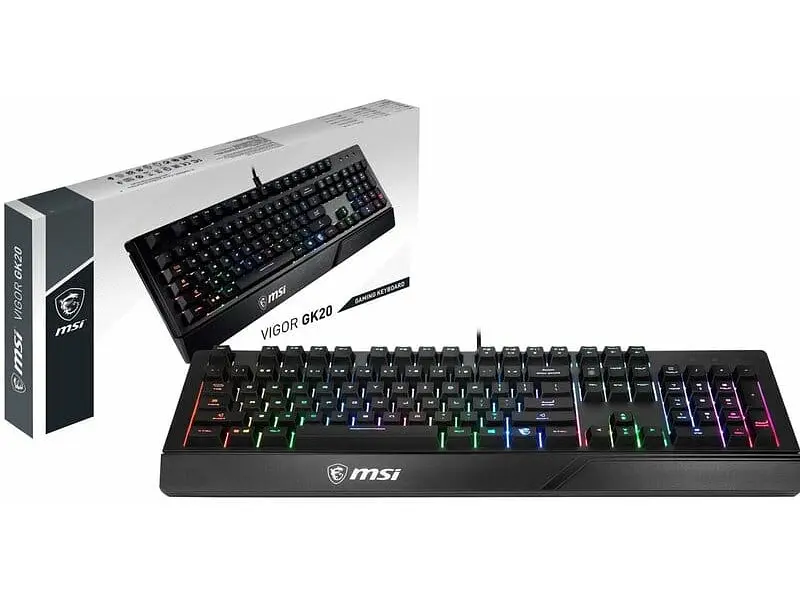 Клавіатура MSI Vigor GK20 Black (S11-04UA208-CLA) - фото 7