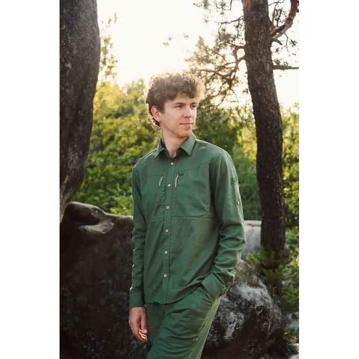 Сорочка чоловіча Turbat Amazonka Hemp Mens S Зелений - фото 6