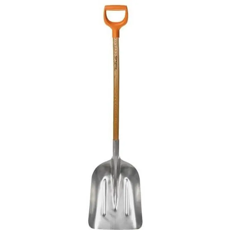 Лопата Fiskars для снігу і зерна алюмінієва (1001637)
