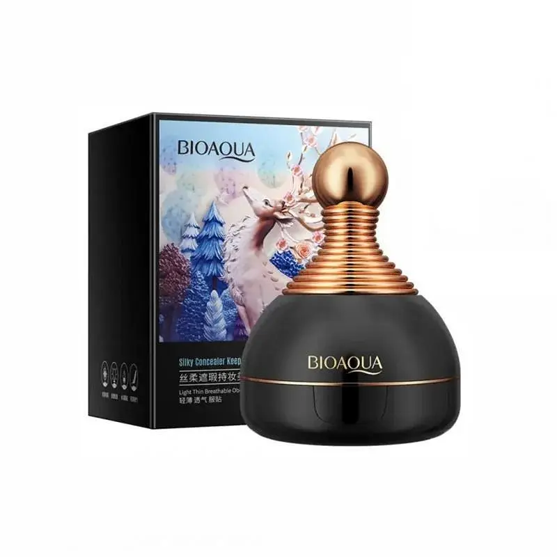 Кушон-консилер Bioaqua Silky Concealer Keeping Beauty Cream тон 02 світлий бежевий 15 г - фото 1