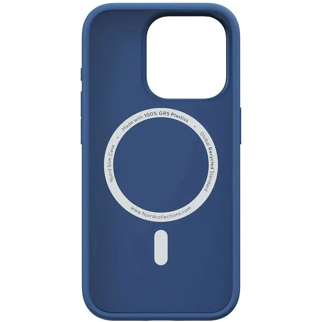 Чехол-накладка Njord 100% GRS MagSafe Case Blue для iPhone 15 Pro (NA53GR10) - фото 3
