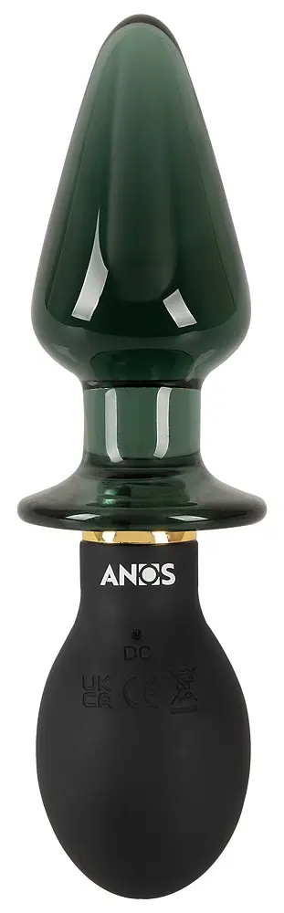 Анальний стимулятор - ANOS Double-Ended Butt Plug With Vibration - фото 4