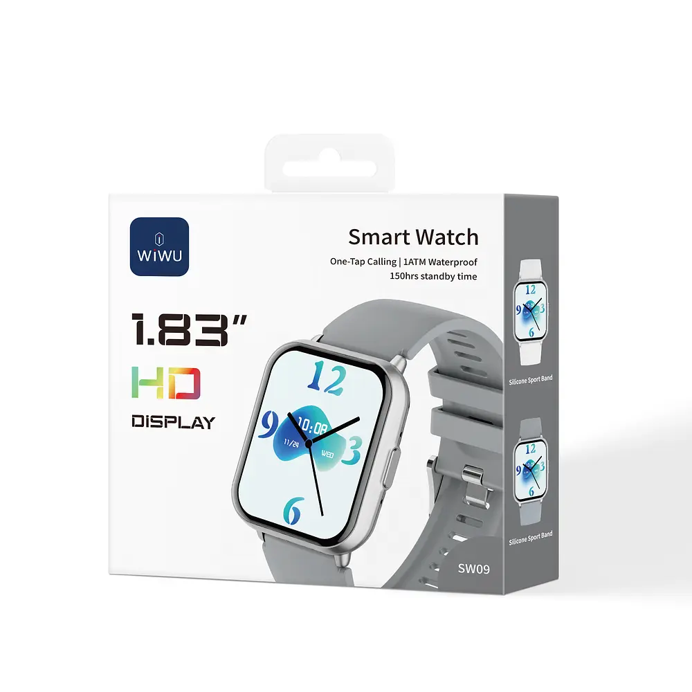 Смарт-годинник WIWU Smart Watch SW09 Silver - фото 2