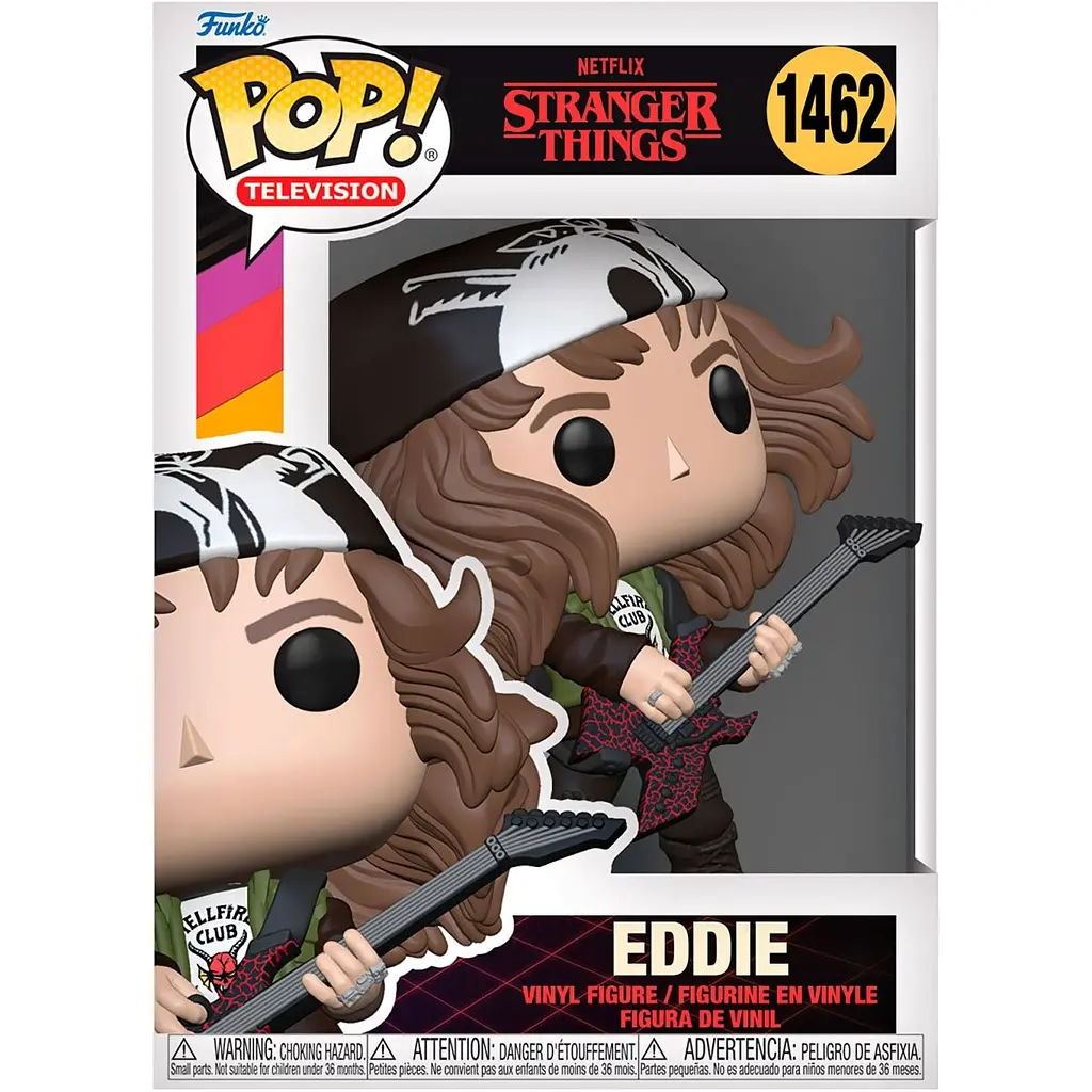Фігурка Funko Pop! Stranger Things: Мисливець Едді з гітарою [72138] [132472] - фото 2