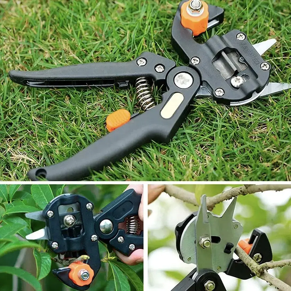 Садовые ножницы Titan Professional Grafting Tool для прививки деревьев в кейсе - фото 10