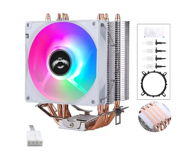 Повітряне охолодження QiuzAim QZ-800S FRGB White (QA-QZ-800S-WH) - фото 4