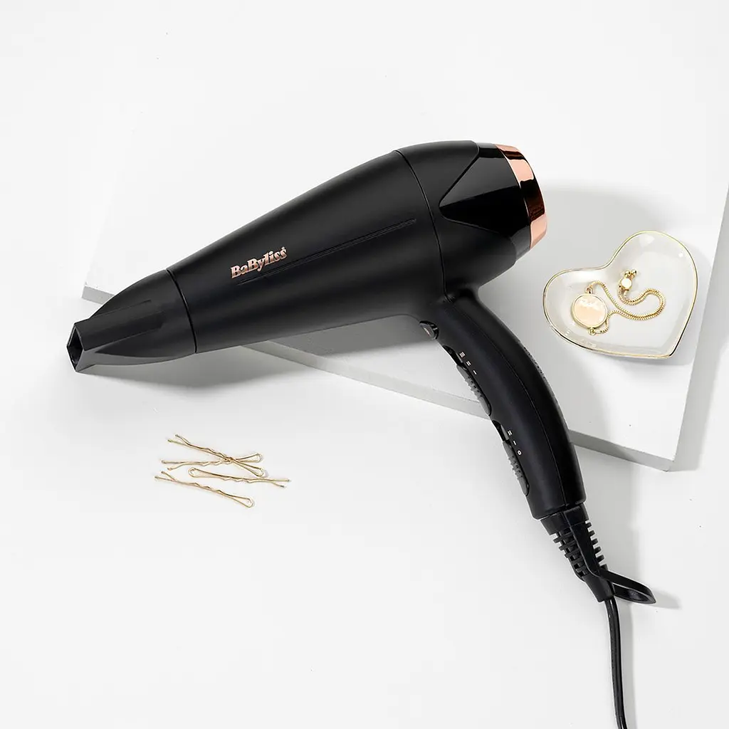 Фен Babyliss DC 2200 Вт чорний (D570DE) - фото 5
