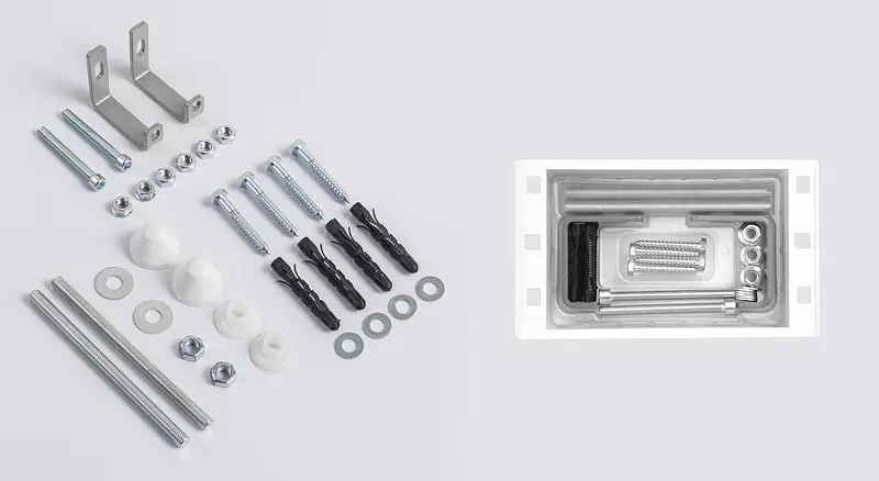 Комплект: Унітаз Mixxus Premium Ellipse-SET-2101 система змиву Tornado 3.0+ Інсталяція Koer KT-0404 + панель KT-0604-03 white MP6667, Білий - фото 12