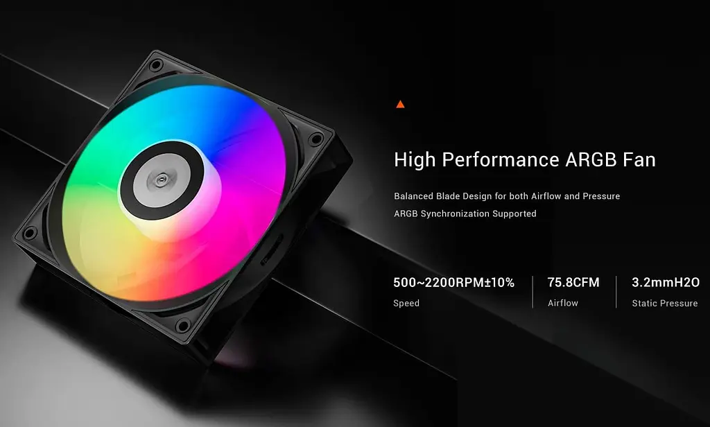 СВО PcCooler PсCOOLER DA360 PRO ARGB Black (DA360Pro-BKAWXL-GL) - фото 13