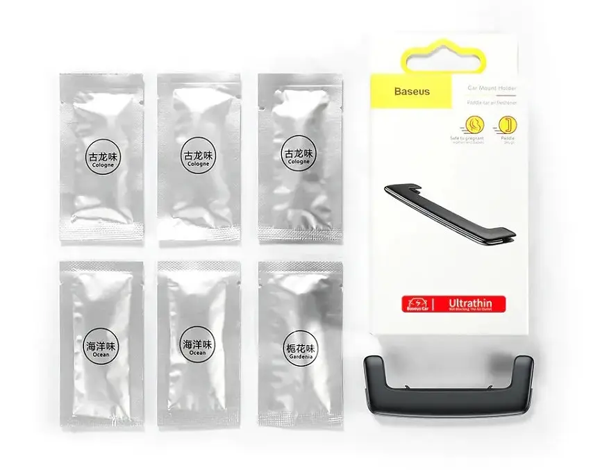 Ароматизатор Baseus Paddle car air freshener Чорний - фото 3