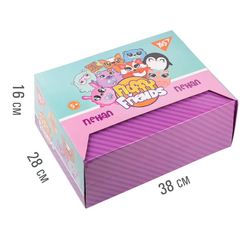 Школьный пенал Yes Fluffy Friends - микс 8 шт. - фото 3