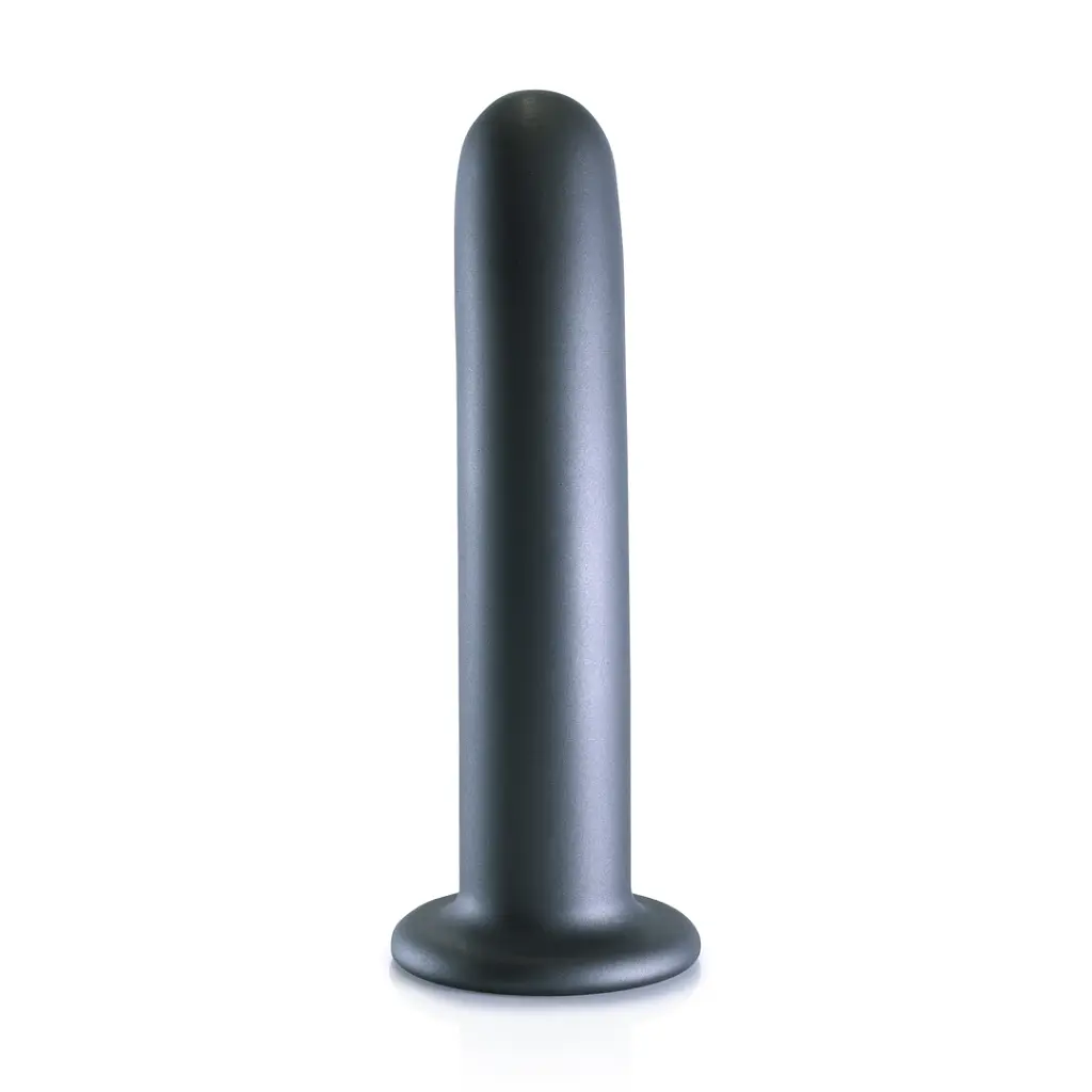Фаллоимитатор Ouch! Smooth G-Spot Dildo 7apos;apos; 17.7 см (серый) - фото 2
