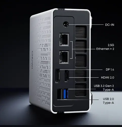 Неттоп Chuwi UBox, White/Black, Ryzen 5 6600H (6x3.3-4.5 GHz), 16Gb Windows 11 Pro, кріплення VESA у комплекті (CWI604) - фото 4