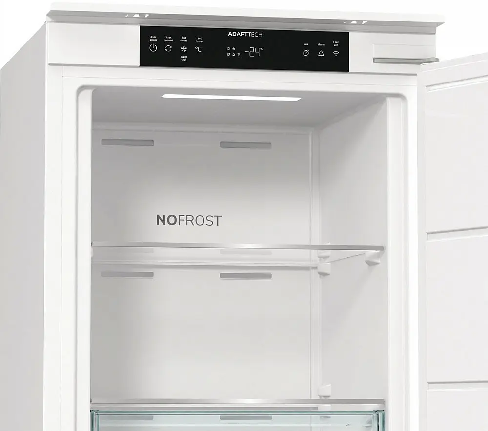 Gorenje Морозильна камера Gorenje вбудована, 177x54х55, 235л, А+, NF, дисплей, білий - фото 8