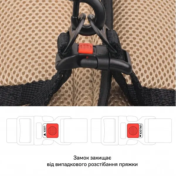 Охолоджуюча шлея для собак Barksi XS бежева 29-33 см 88114 - фото 3