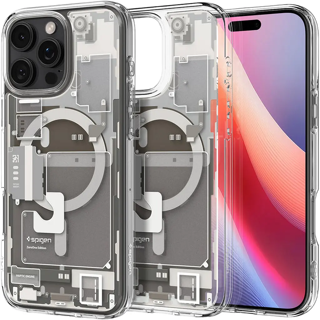 Чохол Spigen Ultra Hybrid with MagSafe для Apple iPhone 16 Pro Zero One Natural Titanium [ACS08137] [117872] - фото 4