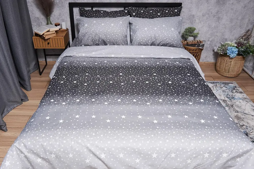 Підковдра Moon&Star Мікросатин Premium Starry Night Полуторна 143x210 см - фото 2