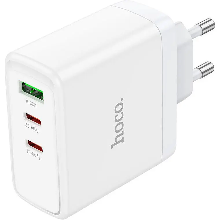 Сетевое зарядное устройство Hoco N30 Glory PD65W White (784155) [152091] - фото 2