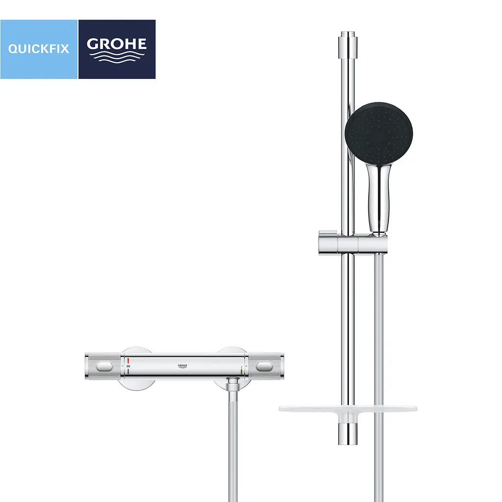 Змішувач термостатичний для душу Grohe QuickFix Precision Feel 34791001, Хром - фото 3
