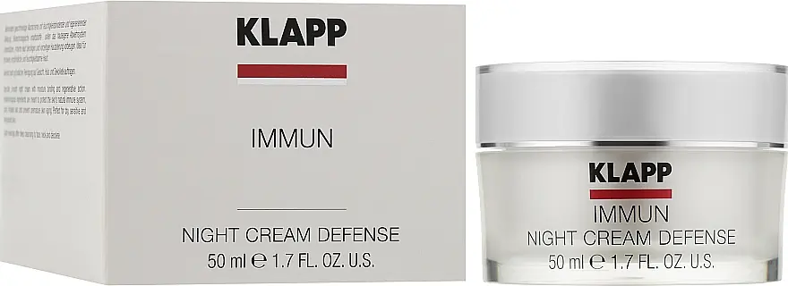 Крем для інтенсивного нічного догляду Klapp Immun Night Cream Defense, 50 мл - фото 2