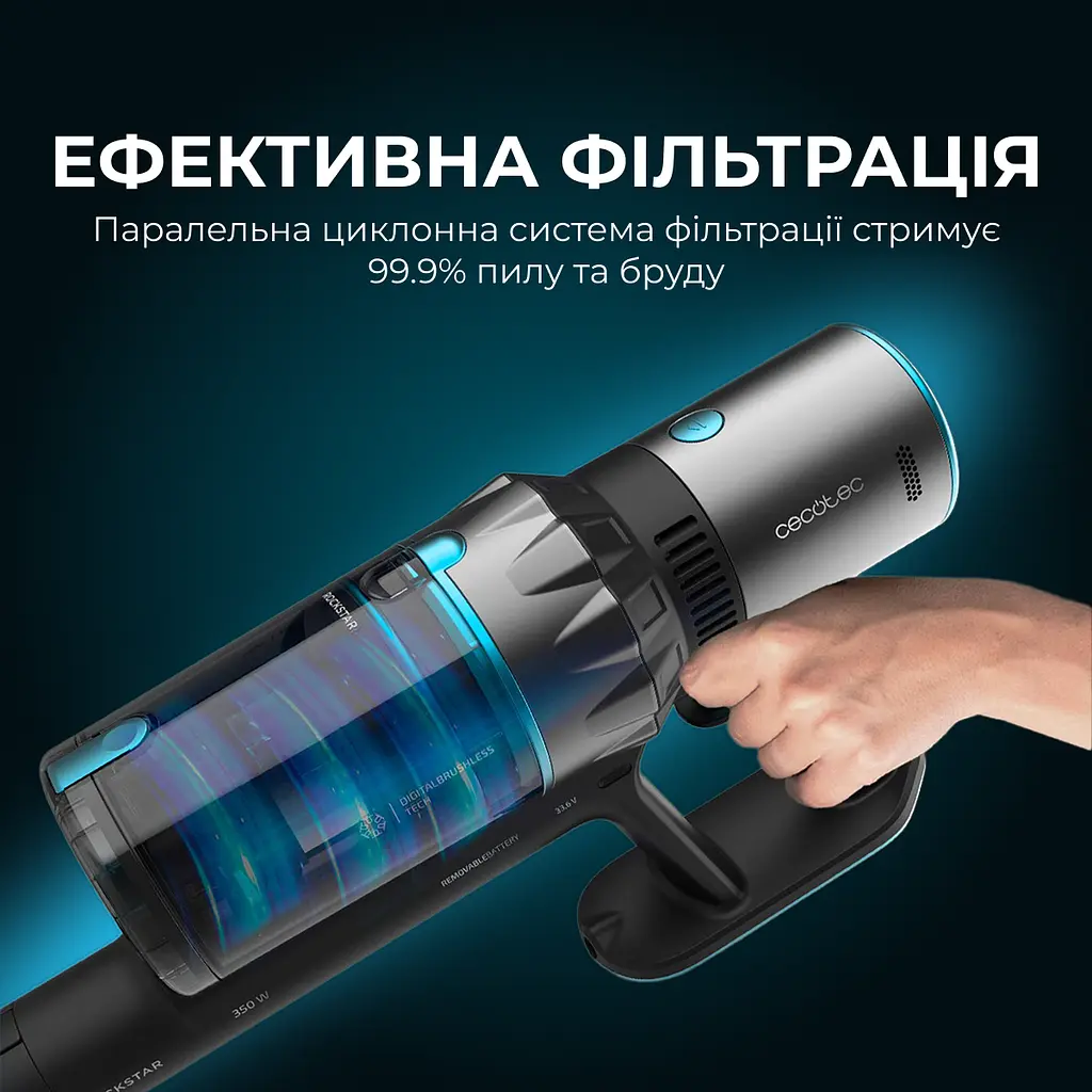 Беспроводной пылесос Cecotec Conga Rockstar 3500 Storm Pet Flex - фото 9