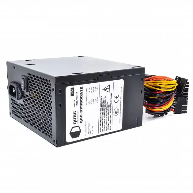 Блок питания QUBE 600W (QBC-GPS600A12) - фото 4