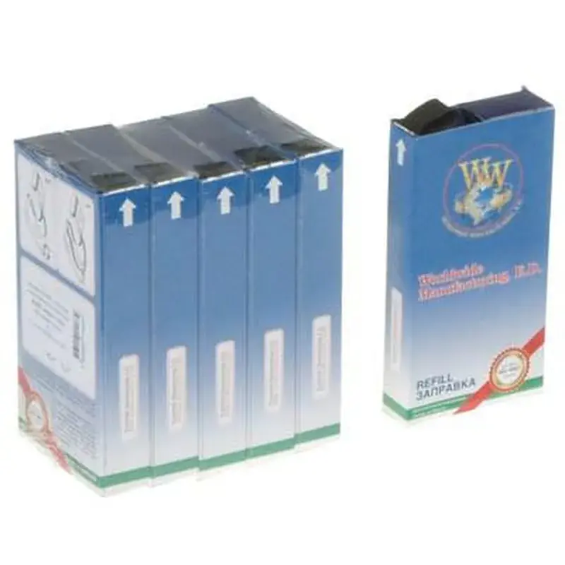 Стрічка до принтерів 13мм х 12м Refill STD Black*5шт (л/м) WWM (R13.12HM5)