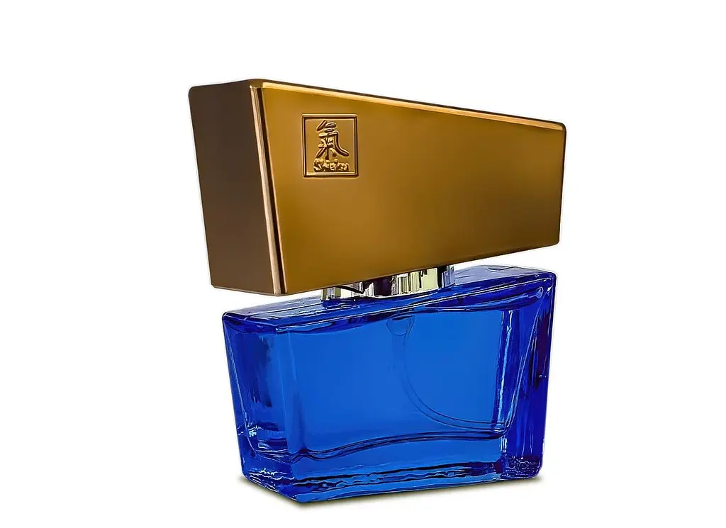 Духи с феромонами мужские Shiatsu Pheromone Fragrance men darkblue 15 ml - фото 3