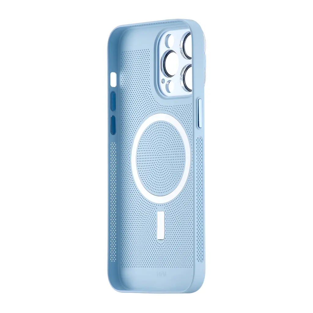 Чохол Perfomed with MagSafe Protected Camera iPhone 14 Pro Max Light Blue - фото 3